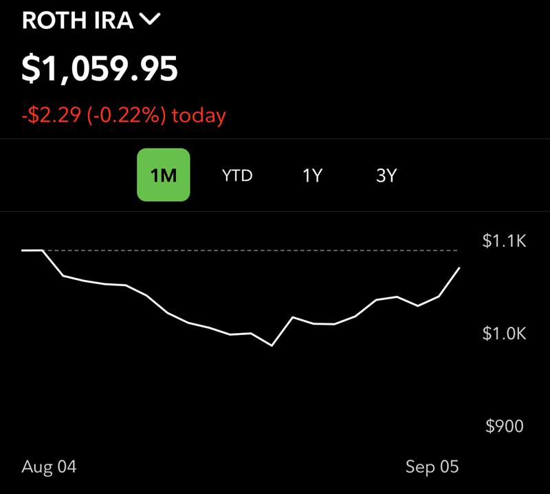 RomesBlog stock portfolio august 2023