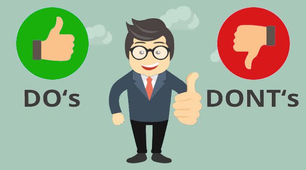 dos and dont's for investing
