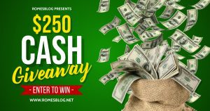 RomesBlog Cash Giveaway